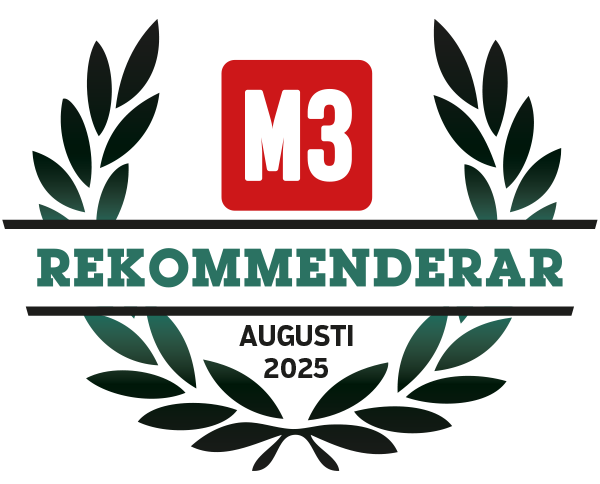 Hunter - M3 rekommenderar, augusti 2025